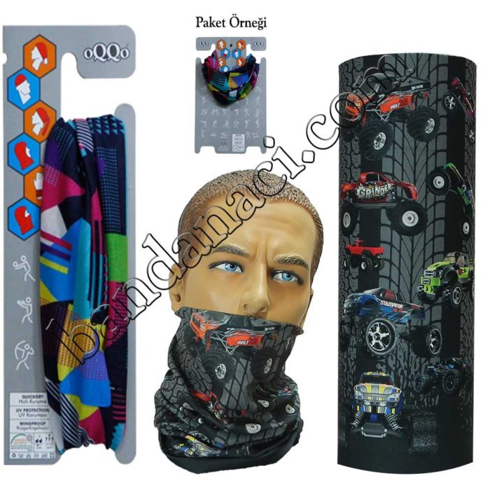 Buff, bandana, boyunluk, truck tema-194