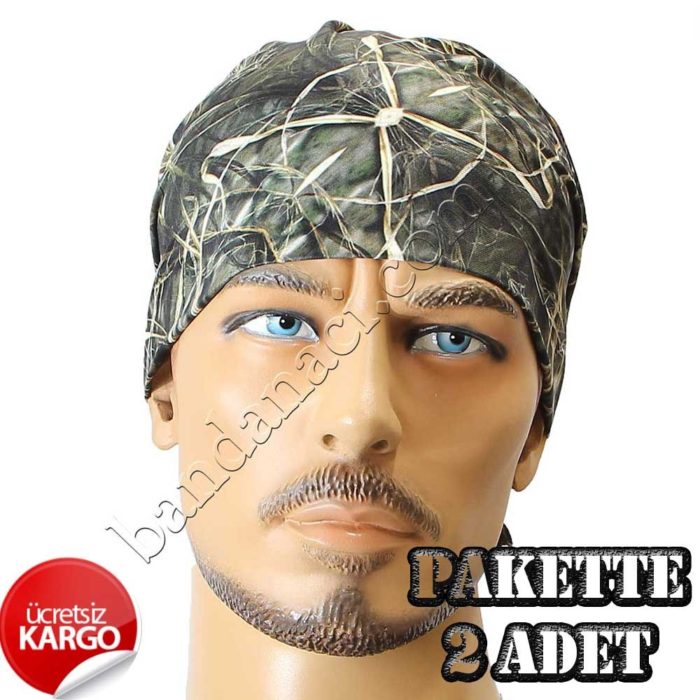 BANDANA AVCI KAMUFLAJLI SAZLIK DESEN-2