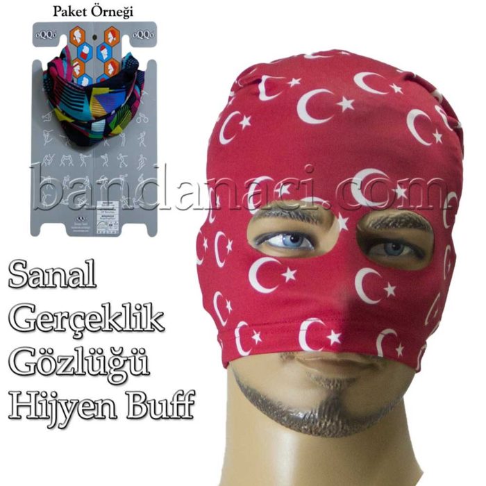 Sanal Gerçeklik Gözlüğü Hijyen Buff Ay yıldız