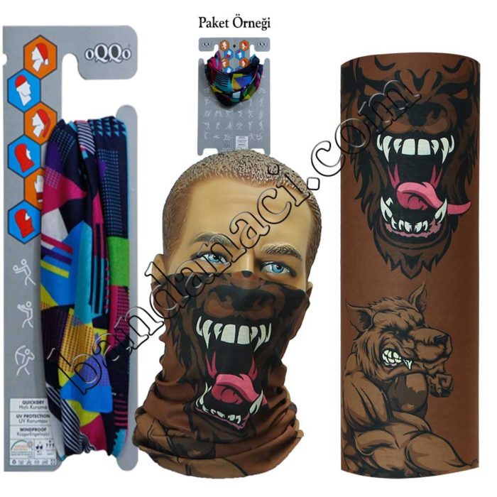 buff, bandana, boyunluk wolf tema-197