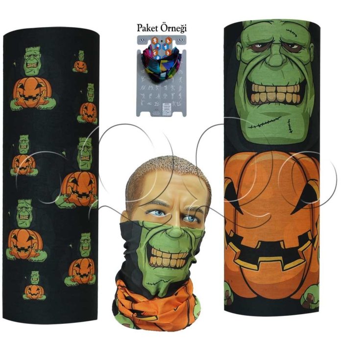 buff, bandana, boyunluk, frankenstein tema-182