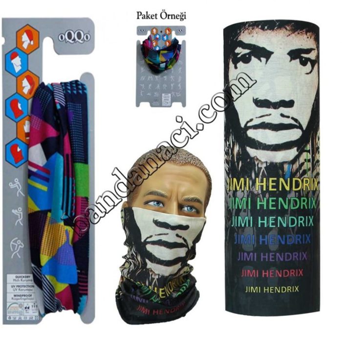 buff, bandana, boyunluk, Jimi Hendrix tema-188