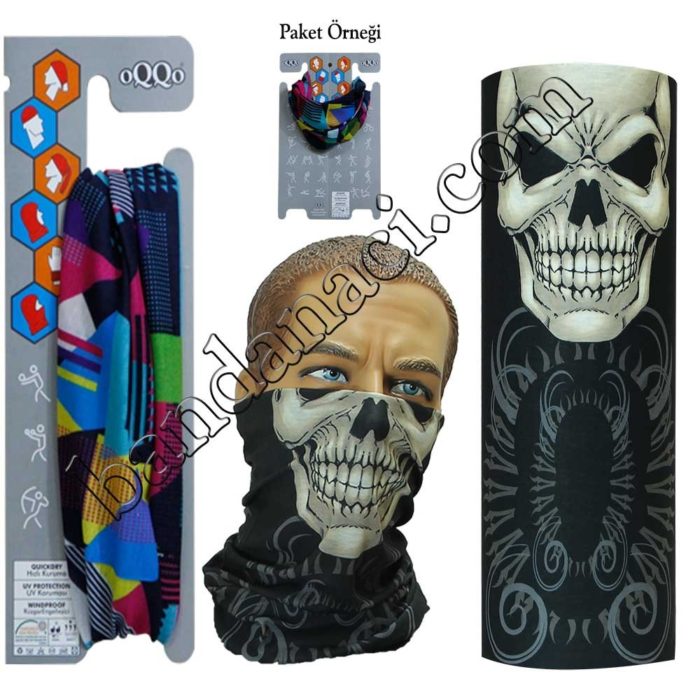 buff, bandana, boyunluk, skull tema-183
