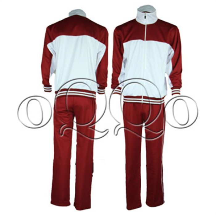 Klasik Spor Eşofman Takımı 1706 Bordo Beyaz