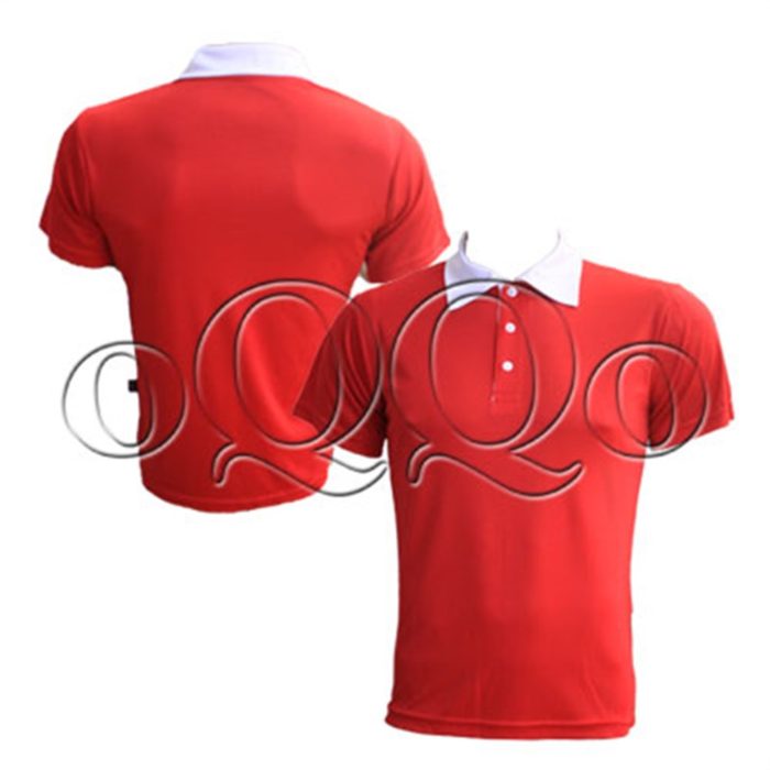 Klasik Tenis Forma Polo Yaka Kırmızı KTF001