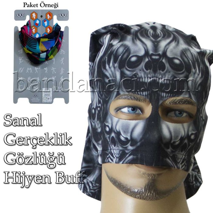 Sanal Gerçeklik Gözlüğü Hijyen Buff skull